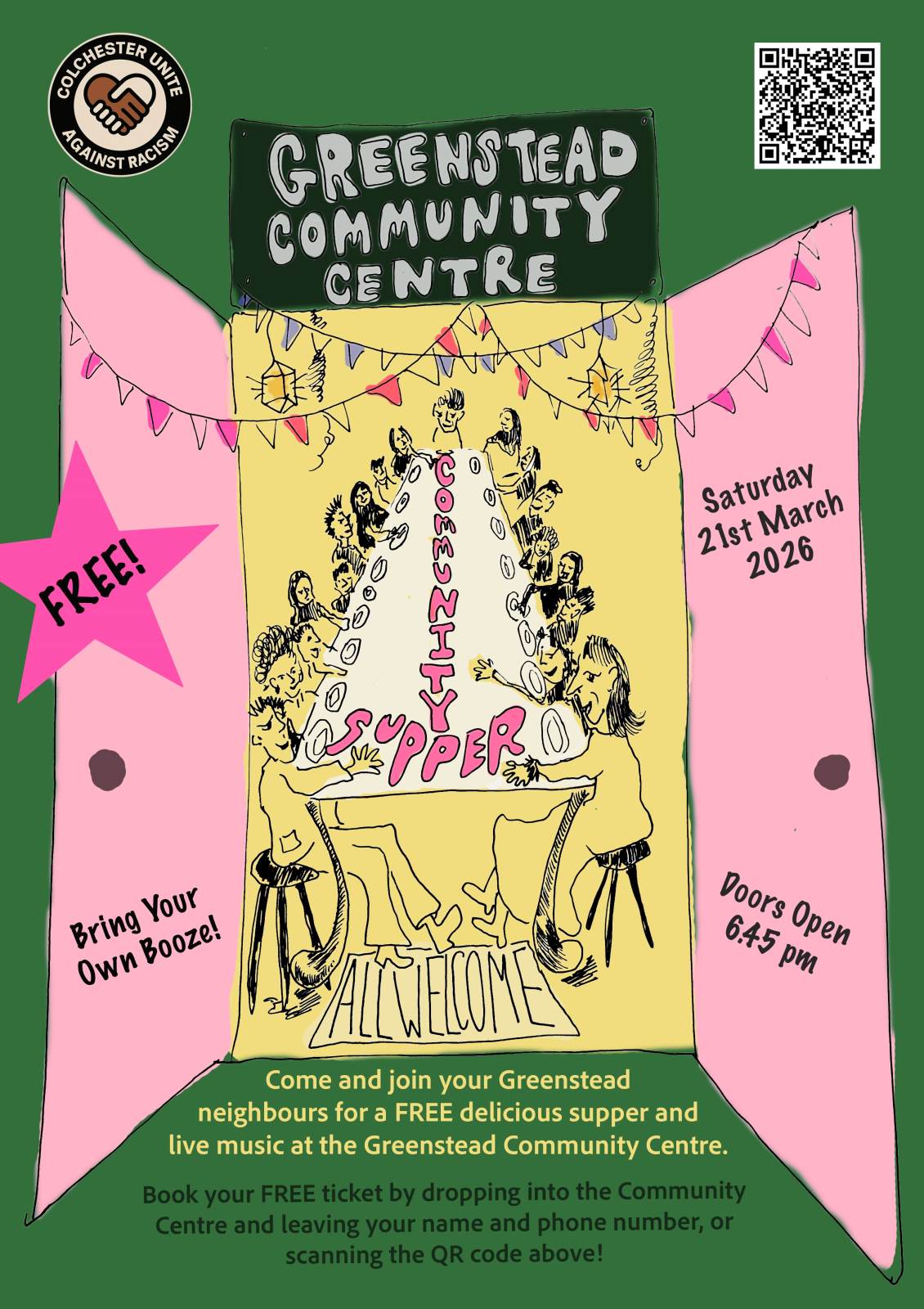 Greenstead Community Supper Flyer